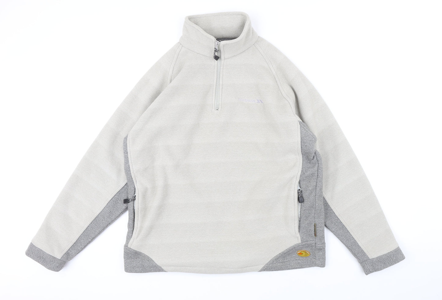 Tresspass Mens Grey Polyester Henley Sweatshirt Size S