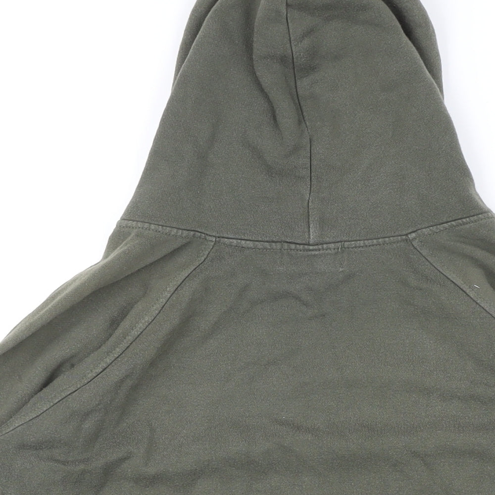 Goldigga Womens Green 100% Cotton Pullover Hoodie Size S