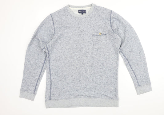 Shore Leave Womens Blue Cotton Pullover Sweatshirt Size M