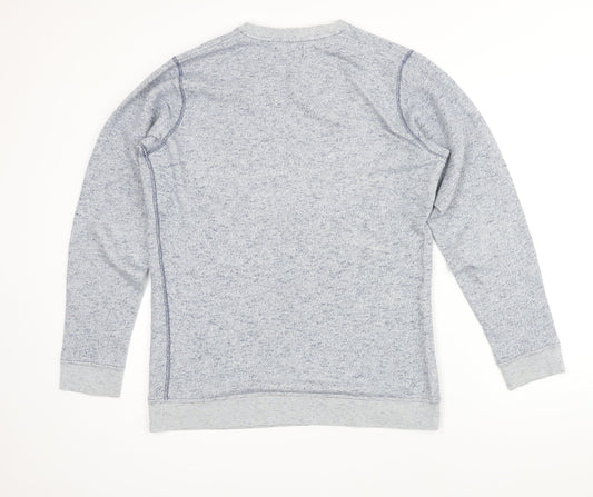 Shore Leave Womens Blue Cotton Pullover Sweatshirt Size M