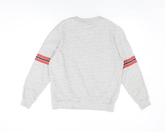 Disney Womens Grey Cotton Pullover Sweatshirt Size S Pullover