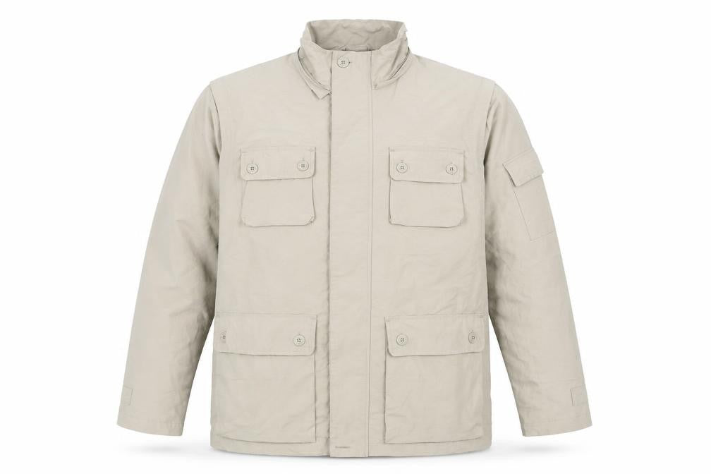 Hawkshead Mens Beige Jacket Coat Size M Zip