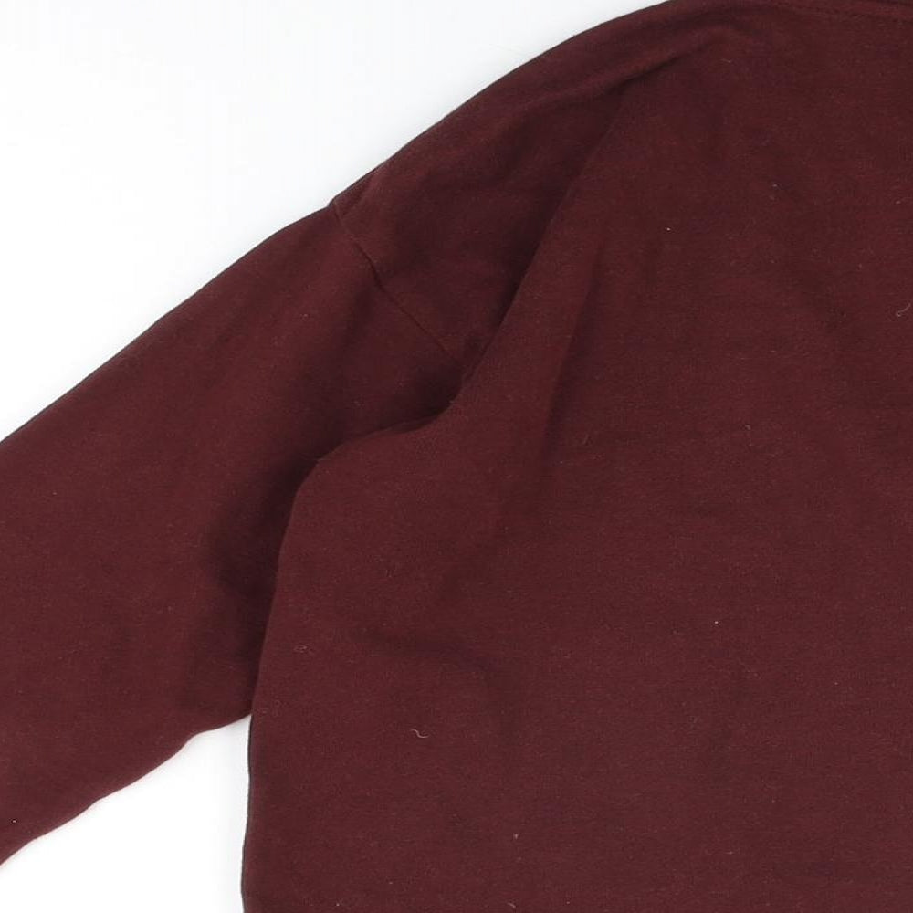 Hollister Mens Red Cotton Pullover Sweatshirt Size XS