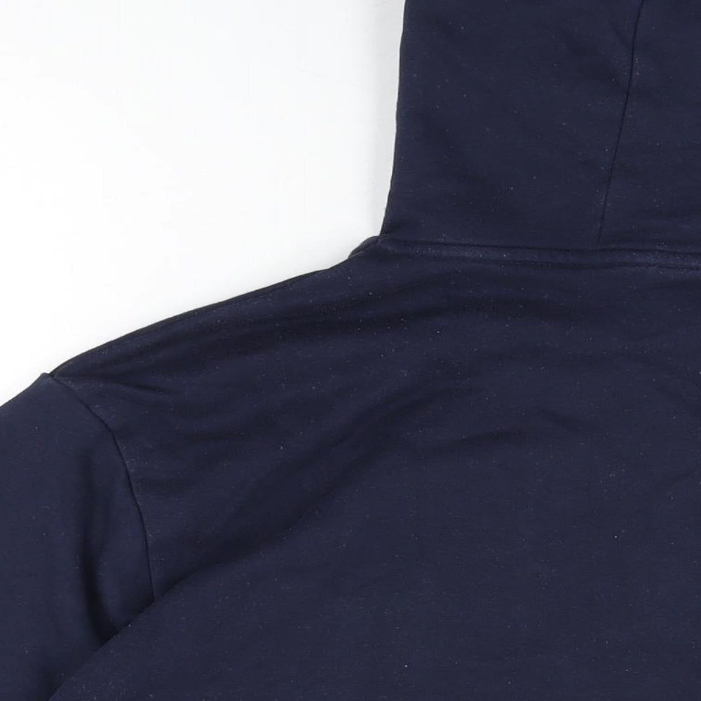 NFL Mens Blue Cotton Pullover Hoodie Size M - Patriots