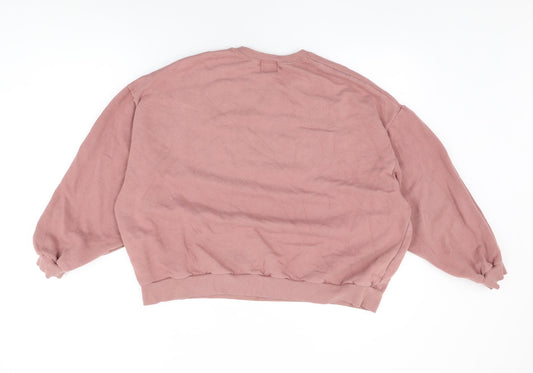 Pacific Republic Womens Pink Cotton Pullover Sweatshirt Size S Pullover - Southern State, Arkansas US