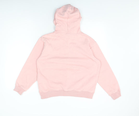 Umbro Womens Pink Cotton Pullover Hoodie Size S Pullover