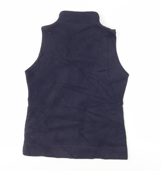 EWM Womens Blue Gilet Jacket Size S Zip