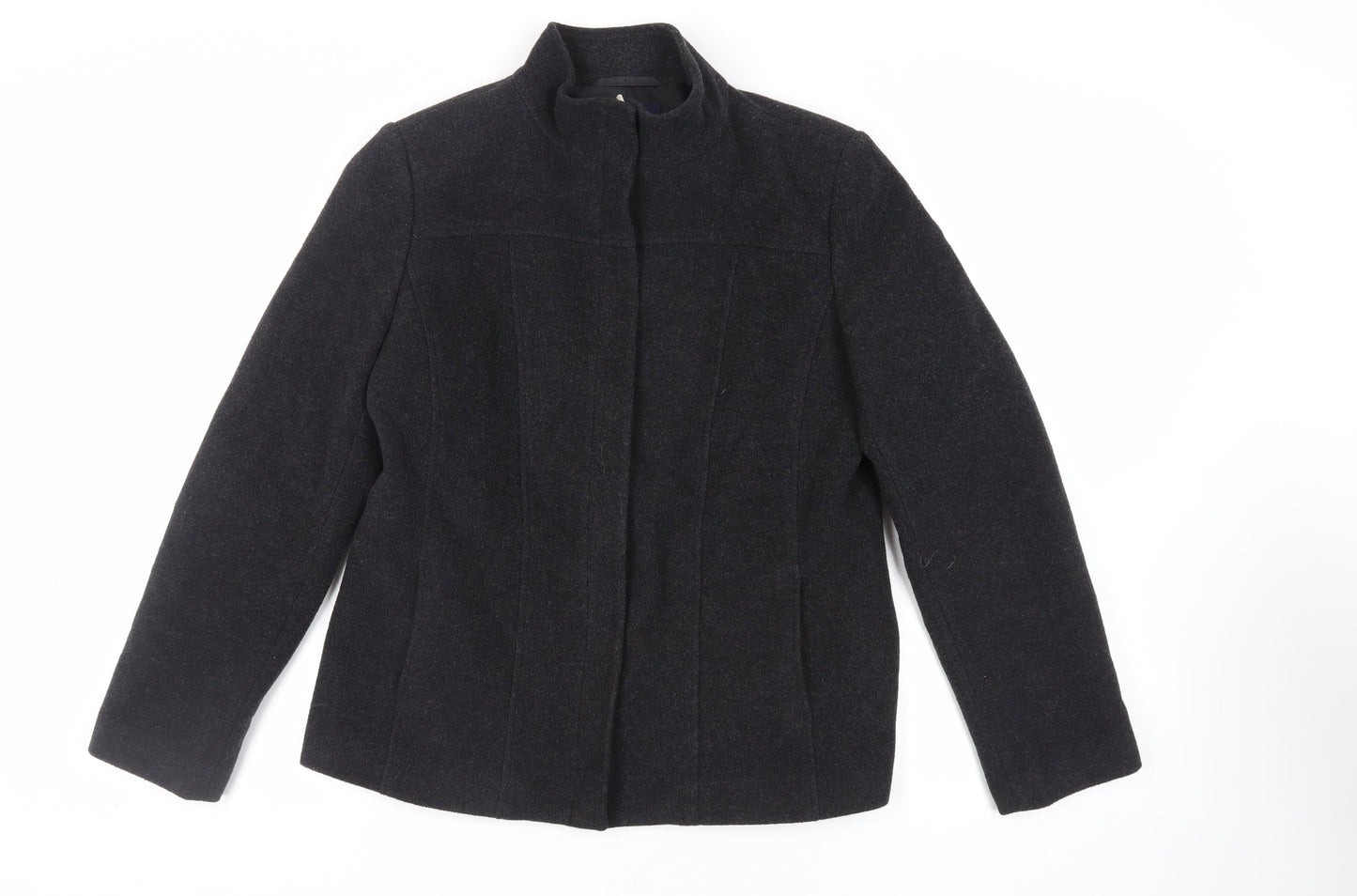 Debenhams Womens Black Jacket Size 14 Zip