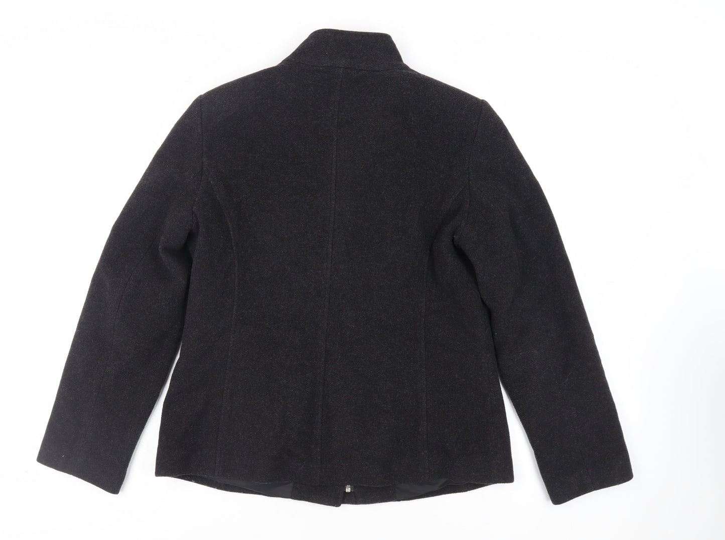 Debenhams Womens Black Jacket Size 14 Zip