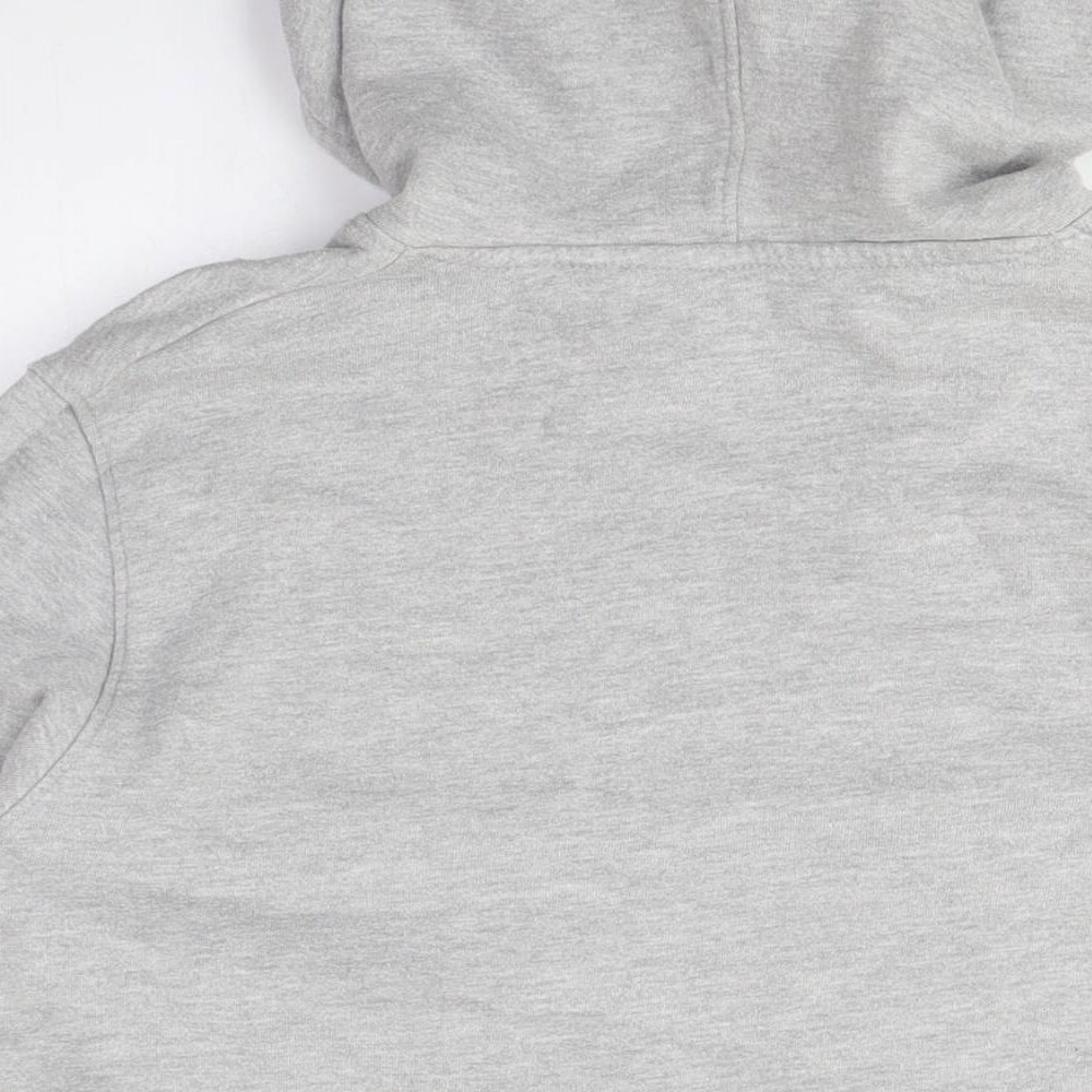 Jack & Jones Grey Pullover Hoodie M Unisex Adults