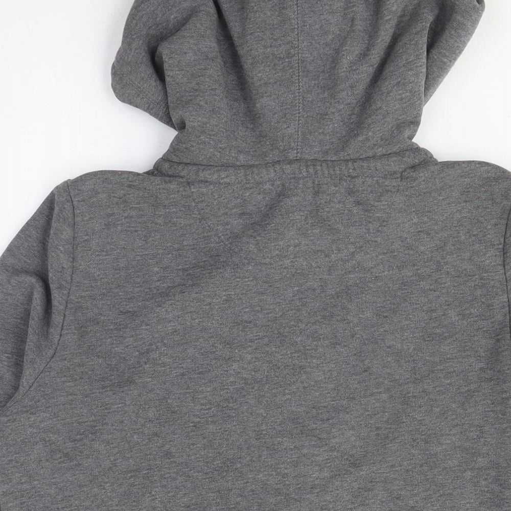 Fat Face Women's Grey Zip Hoodie, Regular Fit