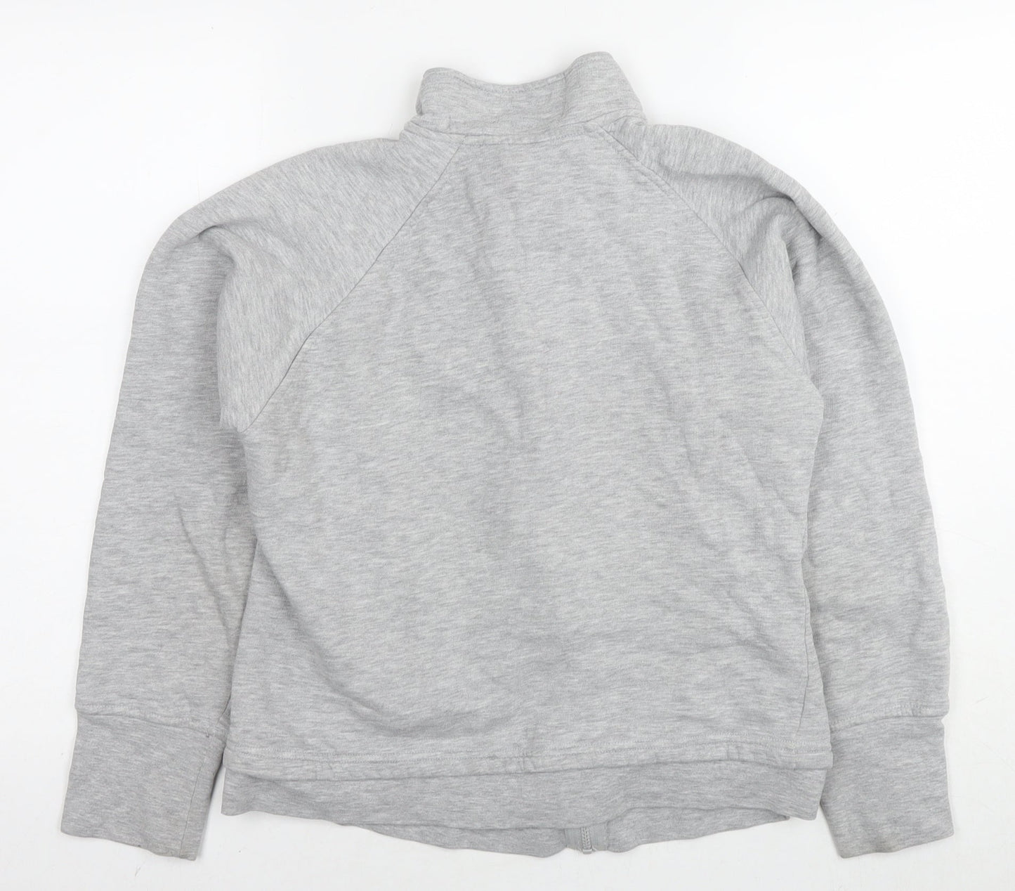 LA Gear Womens Grey Polyester Full Zip Sweatshirt Size 14 Pullover