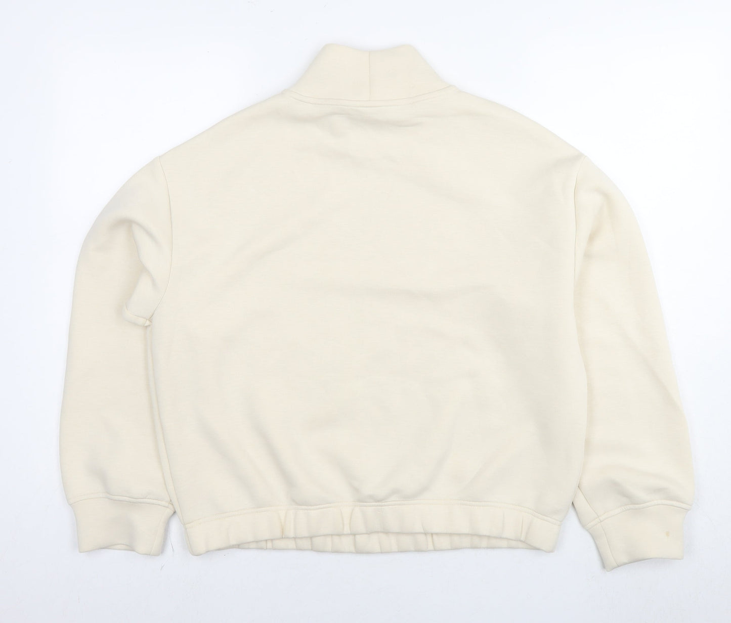 Marks and Spencer Womens Beige Cotton Pullover Sweatshirt Size M Pullover