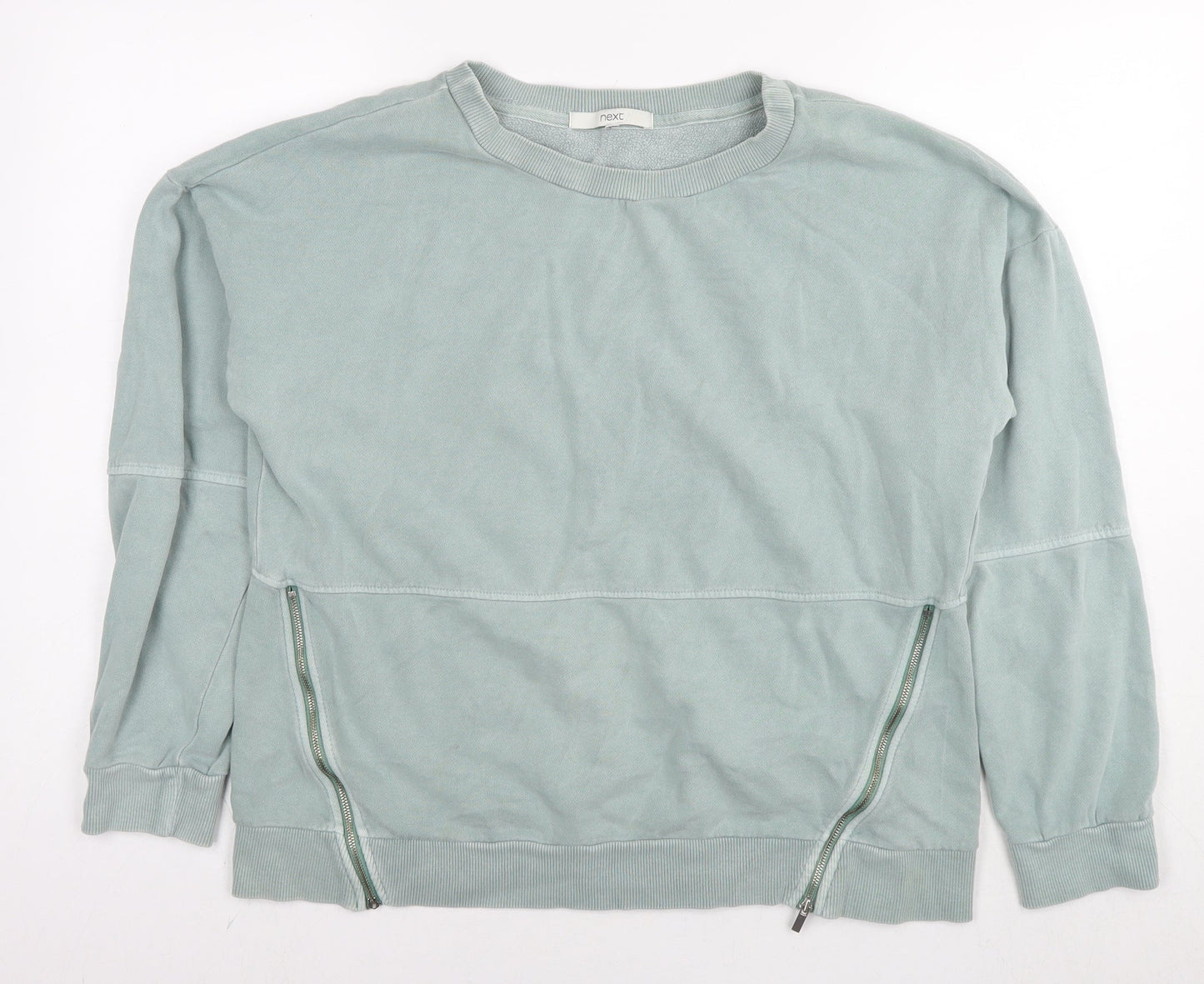 NEXT Womens Blue Cotton Pullover Sweatshirt Size M Pullover