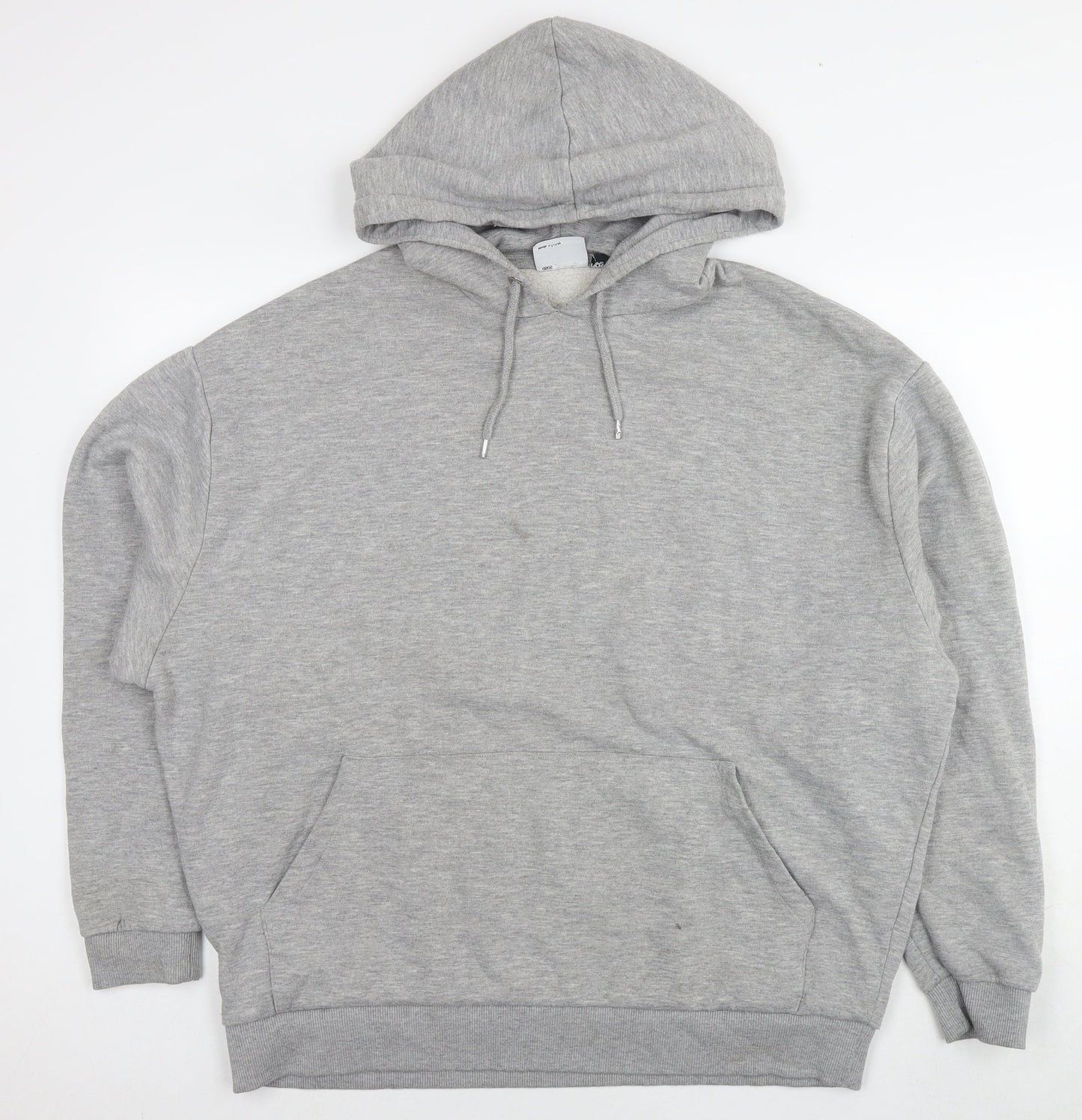 ASOS Womens Black Cotton Pullover Hoodie Size XL Pullover