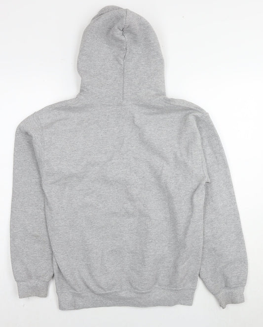 Boohoo Mens Grey Polyester Pullover Hoodie Size S - Brooklyn New York 1994
