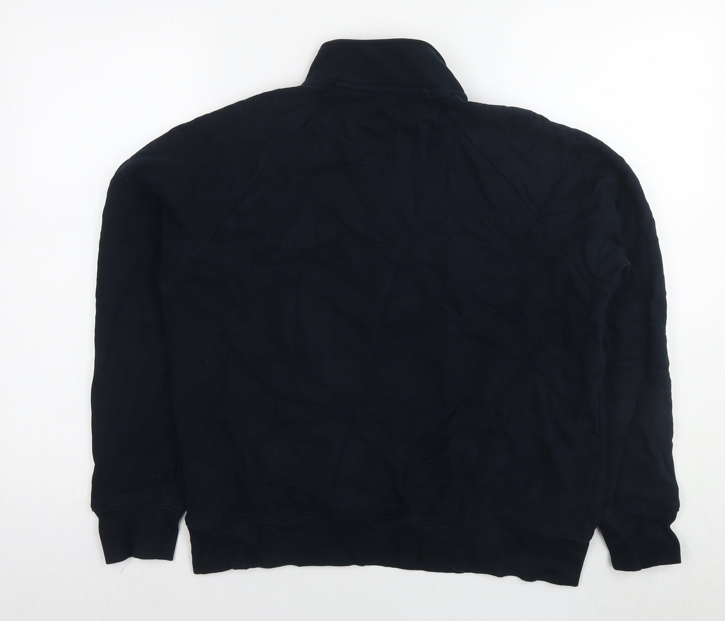 Marks and Spencer Womens Black Cotton Pullover Sweatshirt Size M Pullover