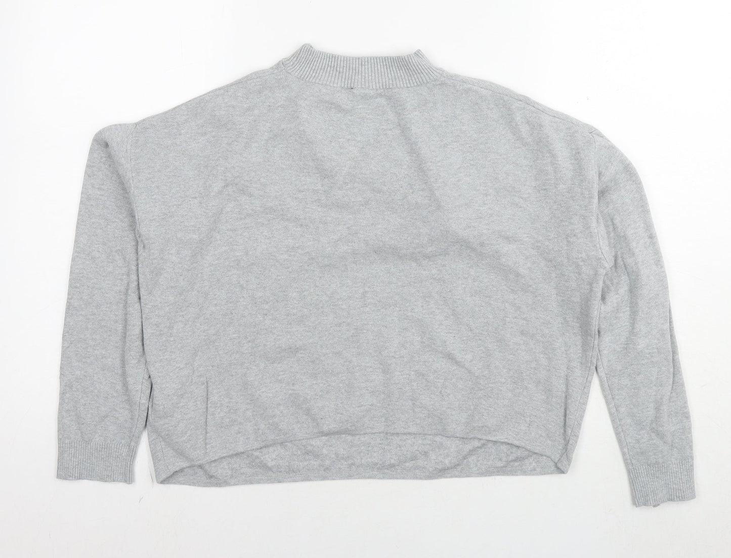 Divided by H&M Womens Grey Cotton Pullover Sweatshirt Size S Pullover - Love