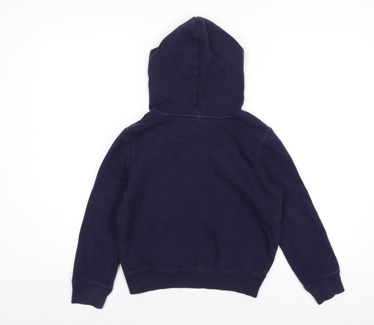 Gap Girls Blue Cotton Pullover Hoodie Size 10 Years Pullover
