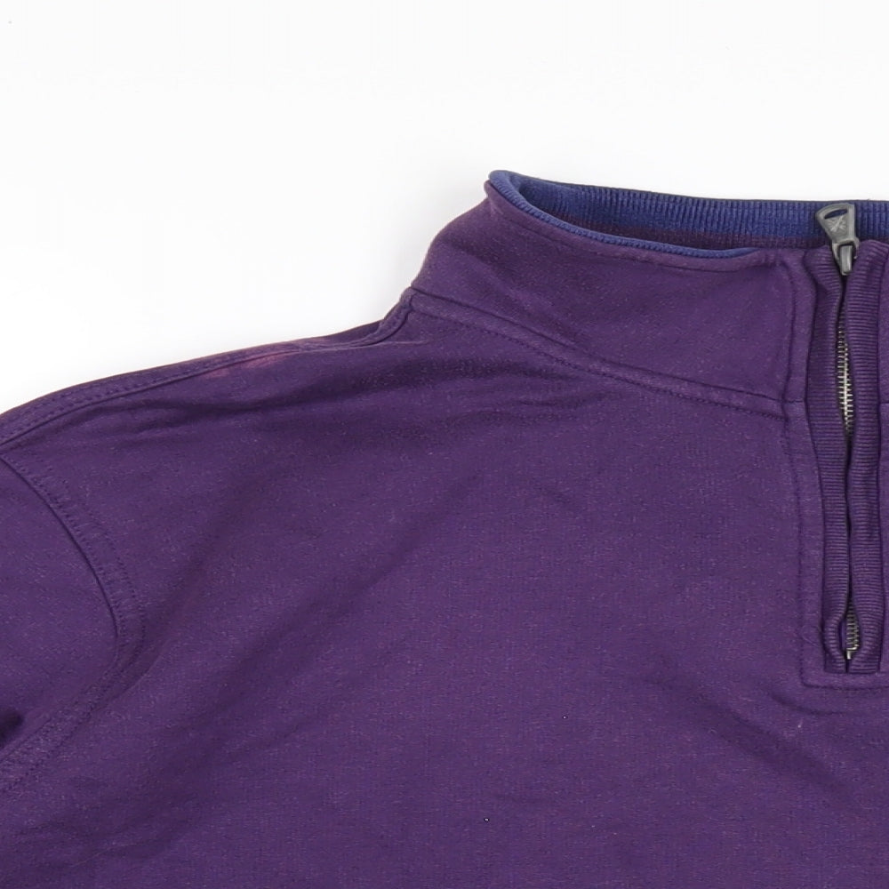 Crew Clothing Mens Purple Cotton Pullover Sweatshirt Size XL