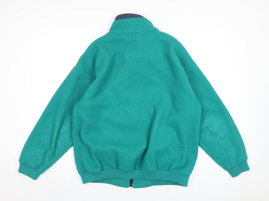 Nordic Fleece Mens Green Jacket Size L Zip