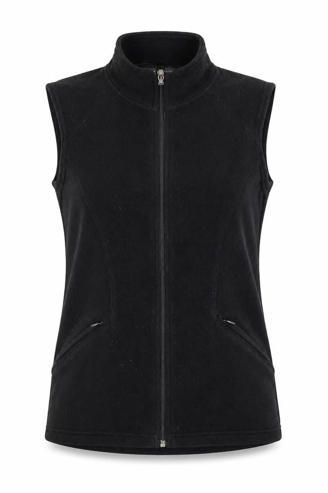 Marks & Spencer Womens Black Gilet Waistcoat Size 10 Zip
