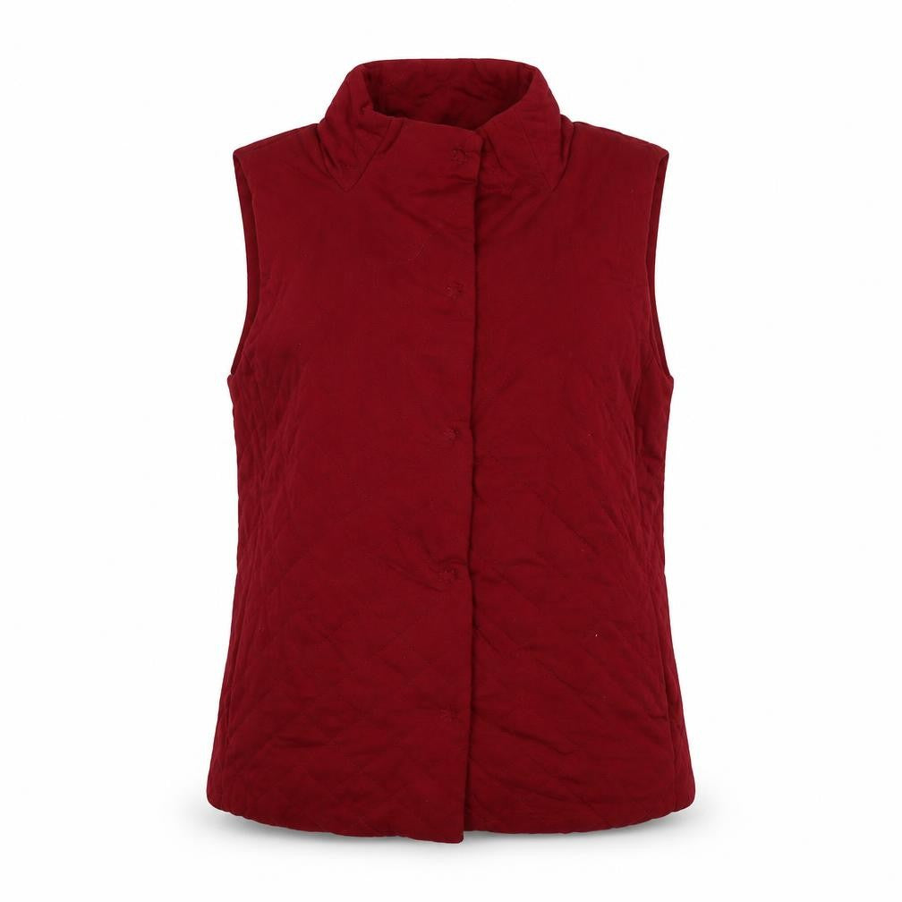 Lands' End Womens Red Jacket Waistcoat Size 10 Snap