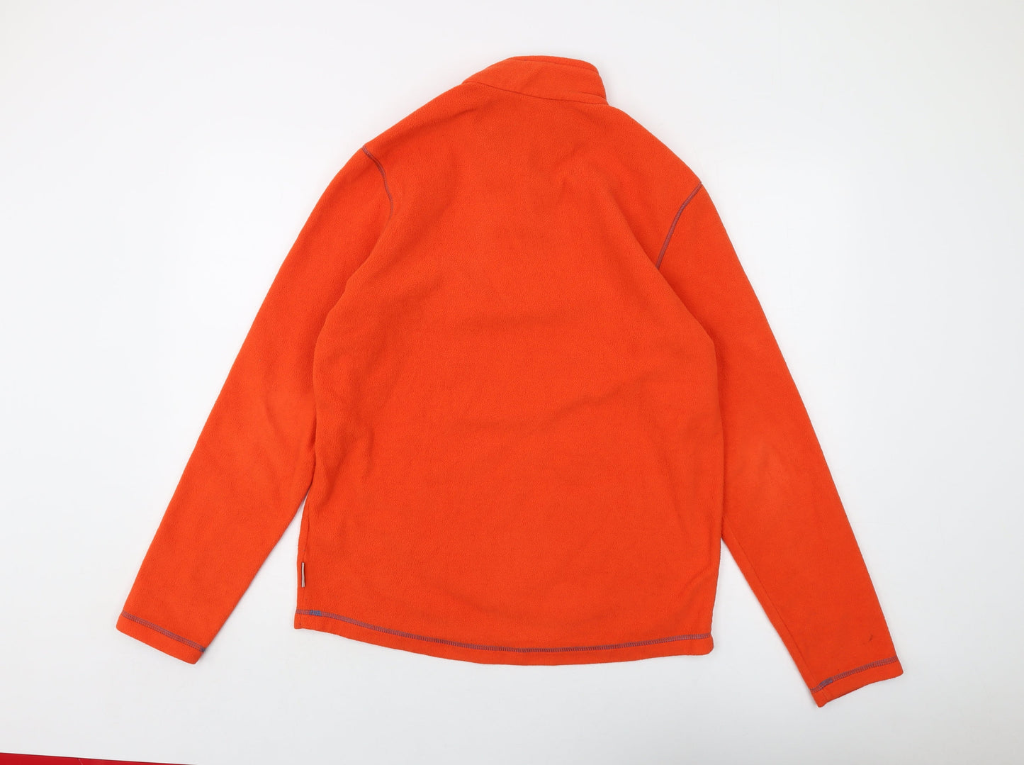 Quechua Mens Orange Polyester Pullover Sweatshirt Size M