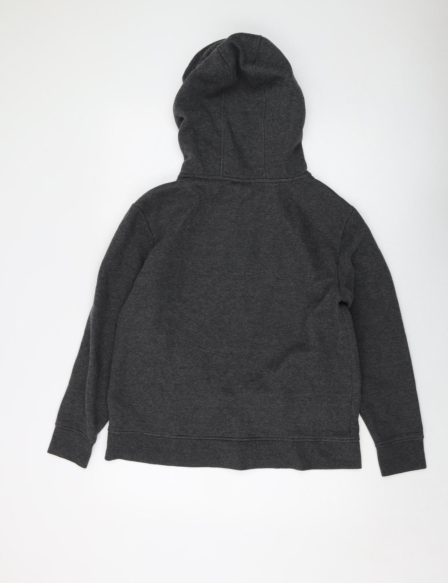 LA Gear Womens Grey Polyester Full Zip Hoodie Size 14 Zip