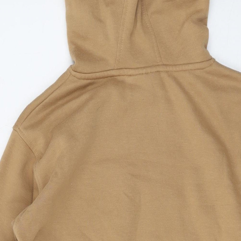 Disney Womens Brown Cotton Pullover Hoodie Size 2XS Pullover - Chip & Dale