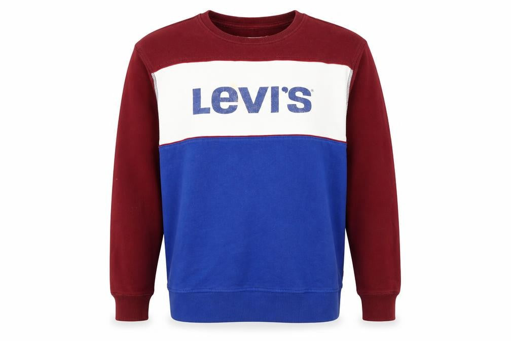 Womens UK L Regular Levi's Multicoloured Pullover Sweatshirt