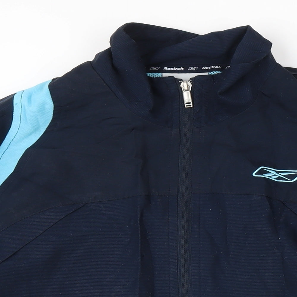 Reebok Mens Blue Jacket Size M Zip