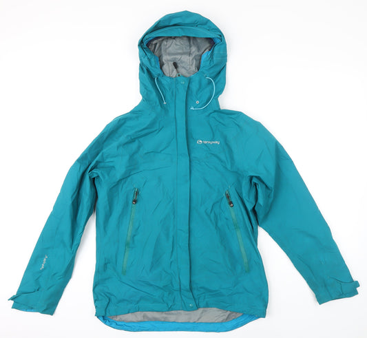 Sprayaway Womens Green Jacket Coat Size 8 Zip