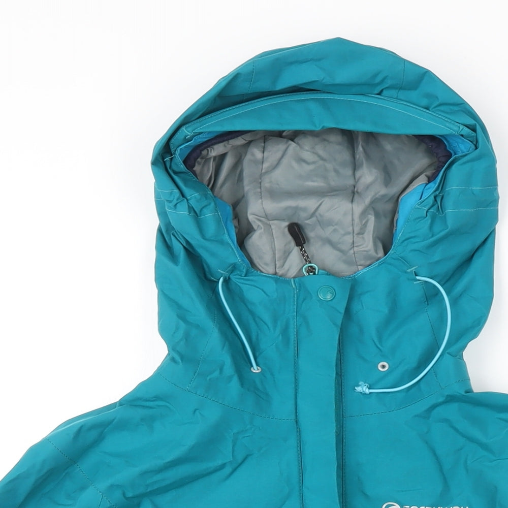 Sprayaway Womens Green Jacket Coat Size 8 Zip