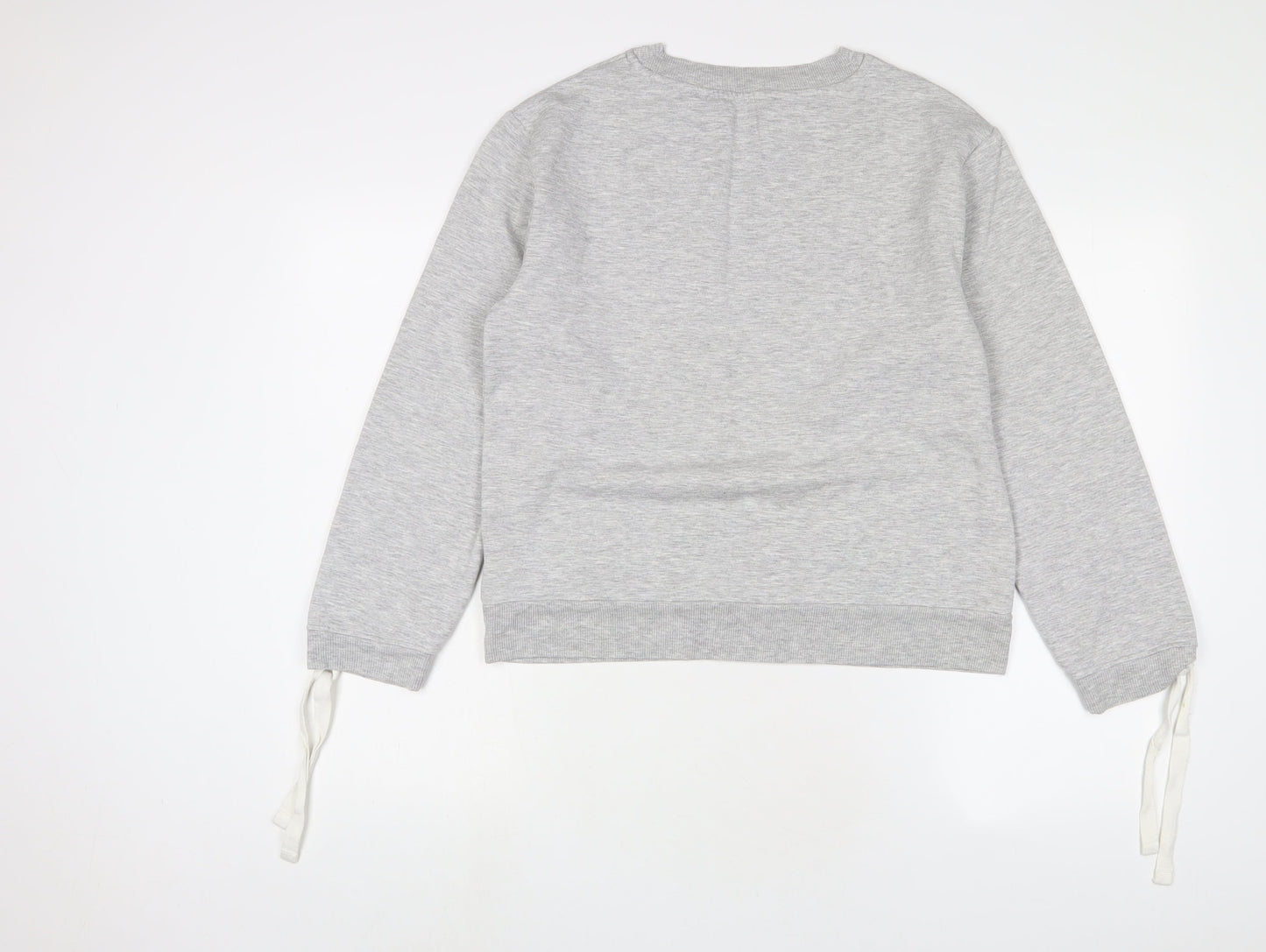 Marks and Spencer Womens Grey Polyester Pullover Sweatshirt Size 12 Pullover