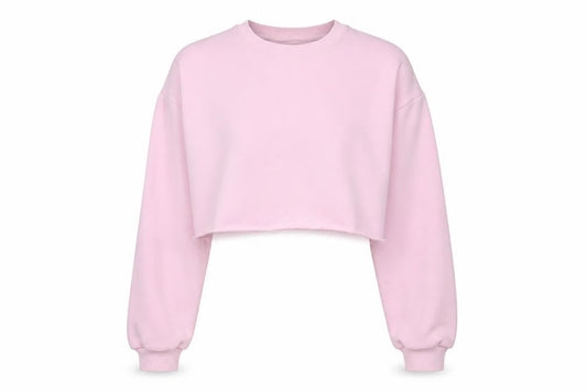 PRETTYLITTLETHING Womens Pink Cotton Pullover Sweatshirt Size S Pullover