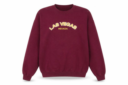 PRETTYLITTLETHING Womens Purple Cotton Pullover Sweatshirt Size M Pullover - Las Vegas