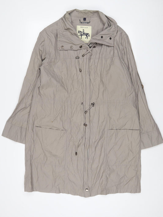 Paul Costelloe Womens Beige Jacket Size S Zip