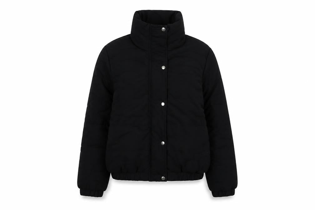 Boohoo Womens Black Jacket Size 8 Zip