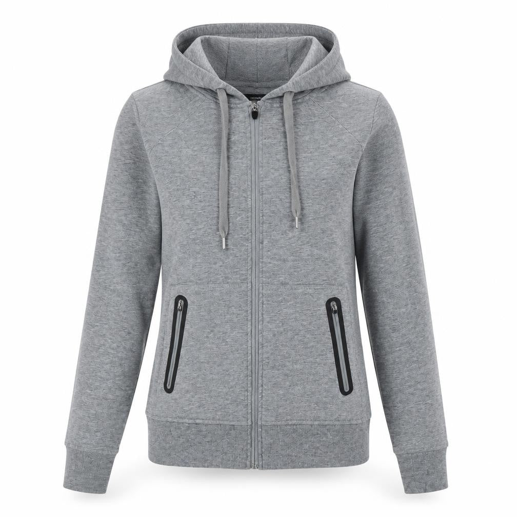 Marks & Spencer Womens Grey Jacket Size 6 Zip