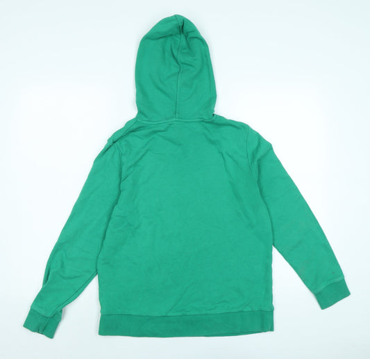 Marks and Spencer Womens Green Polyester Pullover Hoodie Size 12