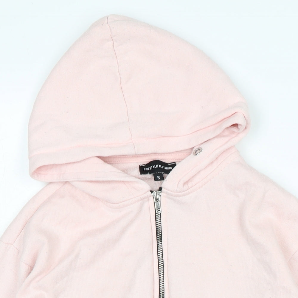 PRETTYLITTLETHING Womens Pink Jacket Size 8 Zip