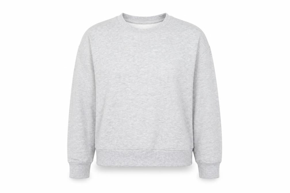 Pull&Bear Womens Grey Cotton Pullover Sweatshirt Size L Pullover