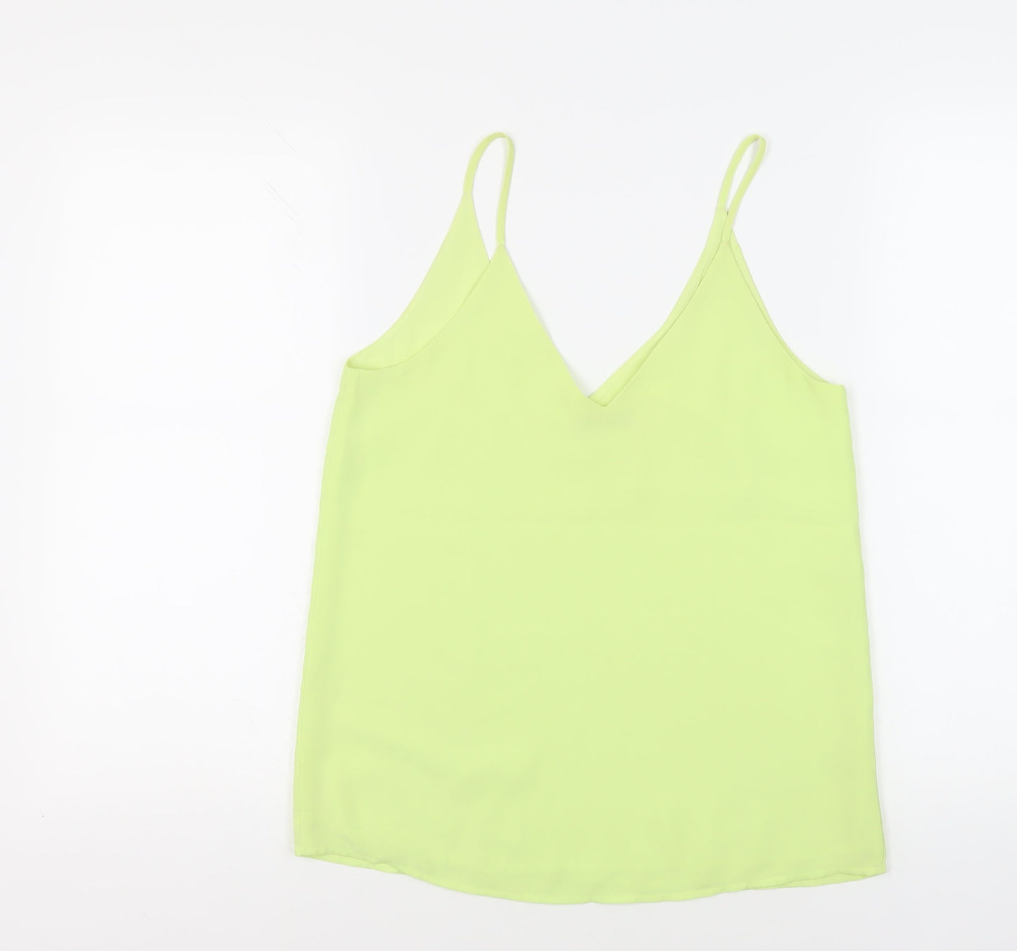 Oasis Womens Green Polyester Camisole Tank Size 8 V-Neck