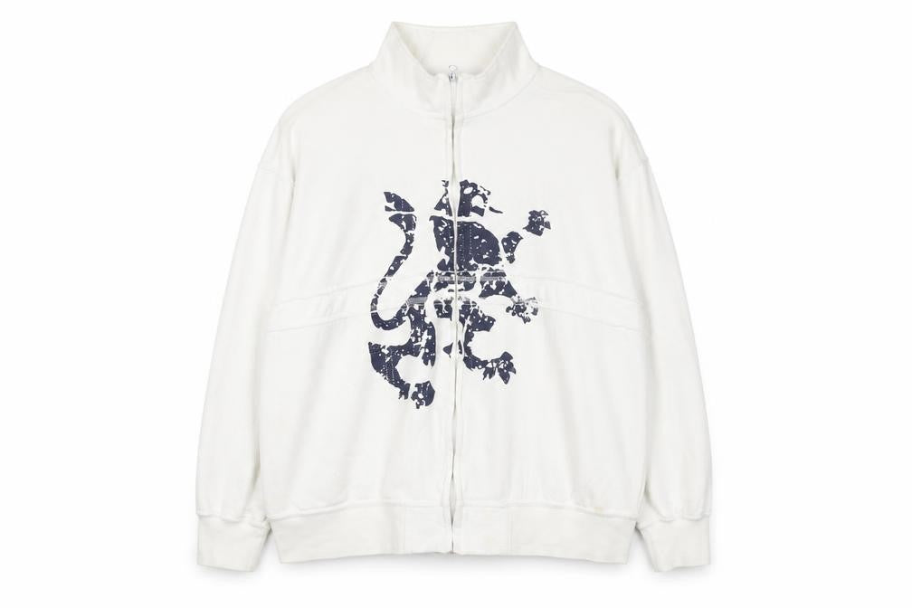 Mens UK XL Regular Daniel Lei White Full Zip Sweatshirt