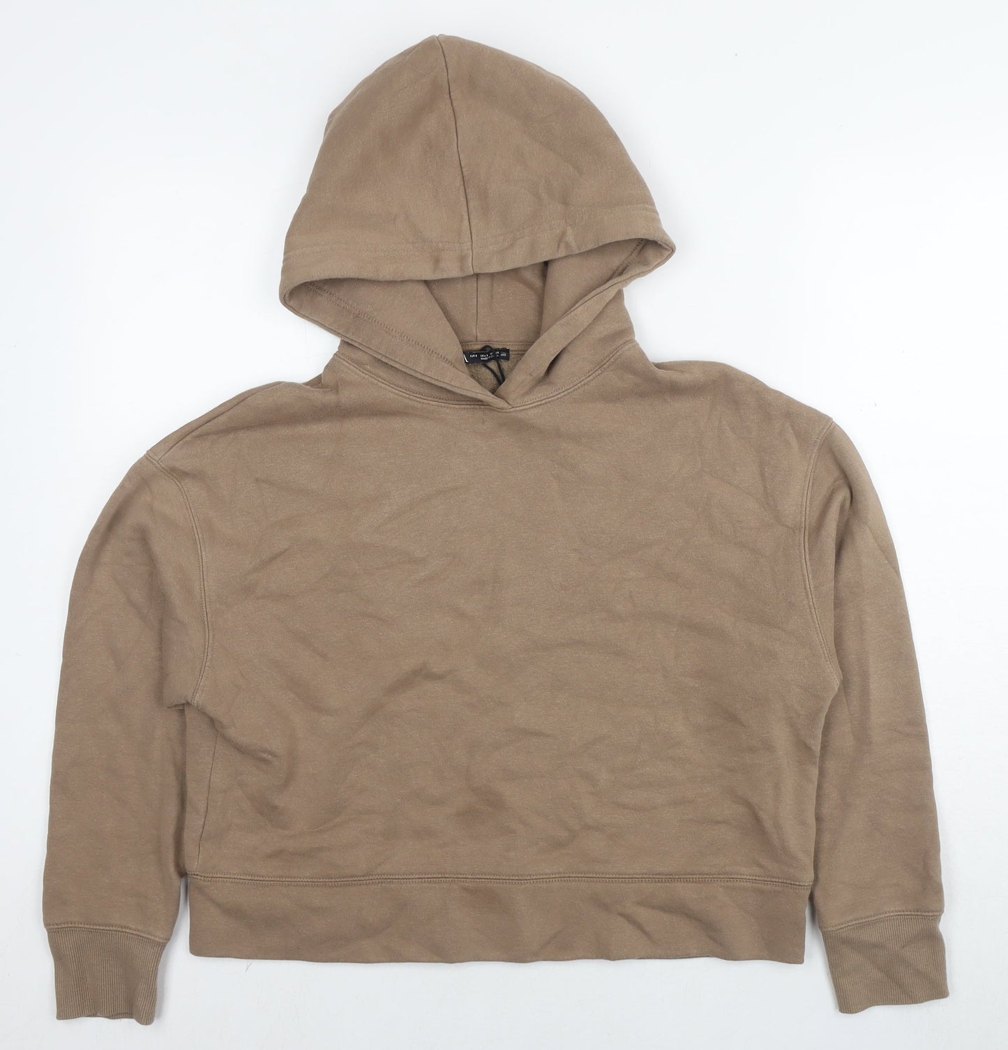Zara Womens Brown Cotton Pullover Sweatshirt Size S Pullover
