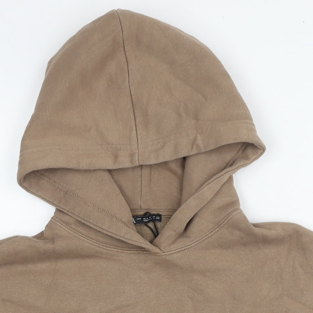 Zara Womens Brown Cotton Pullover Sweatshirt Size S Pullover