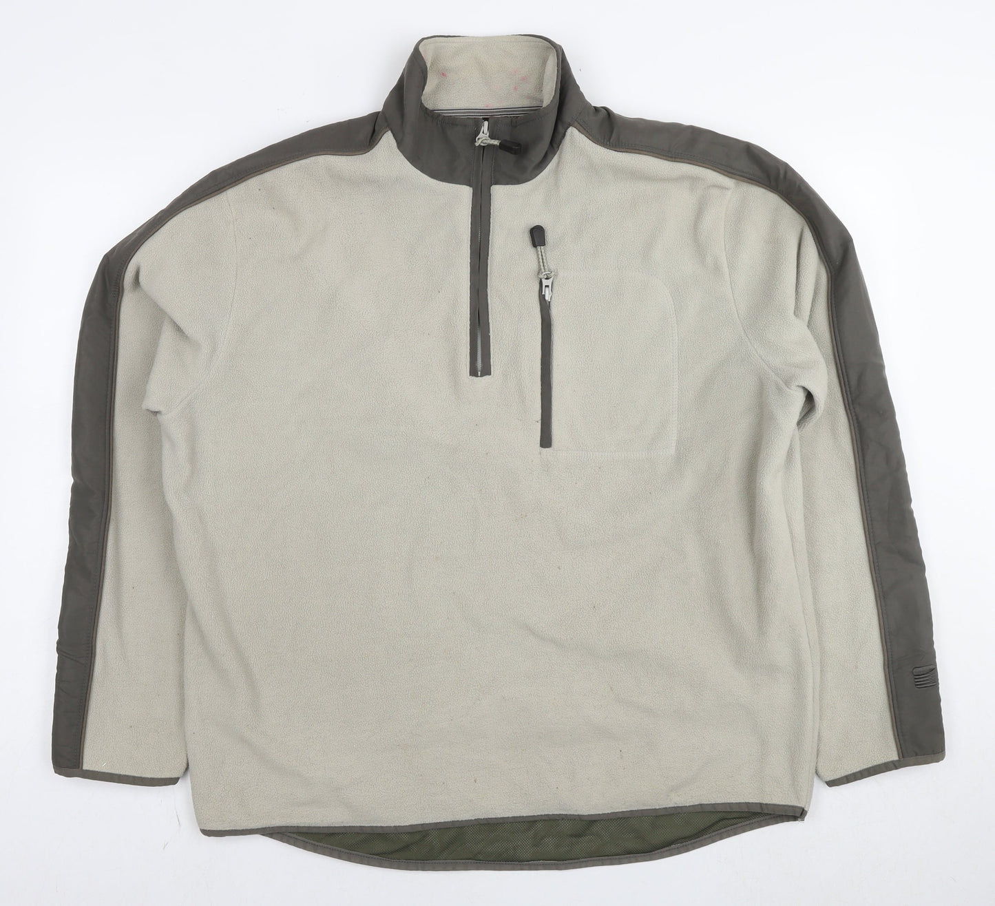NEXT Mens Beige Polyester Pullover Sweatshirt Size L