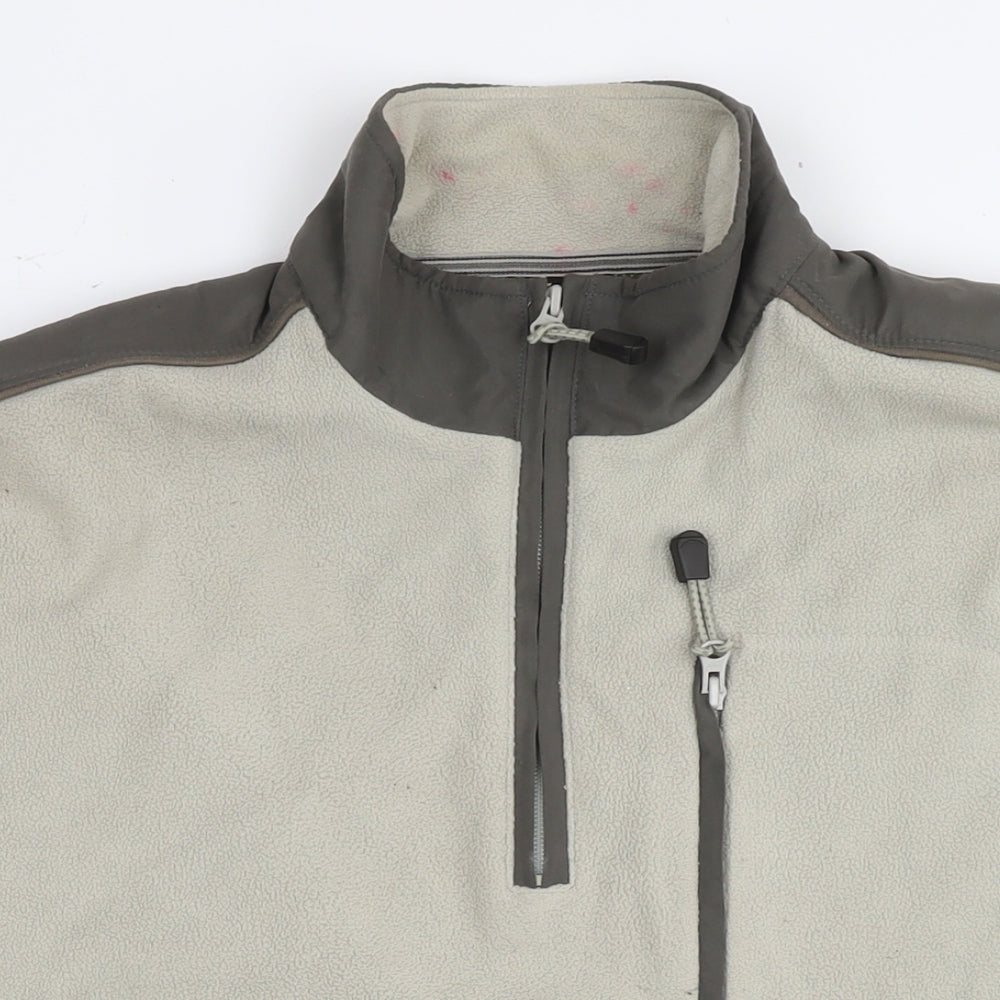 NEXT Mens Beige Polyester Pullover Sweatshirt Size L