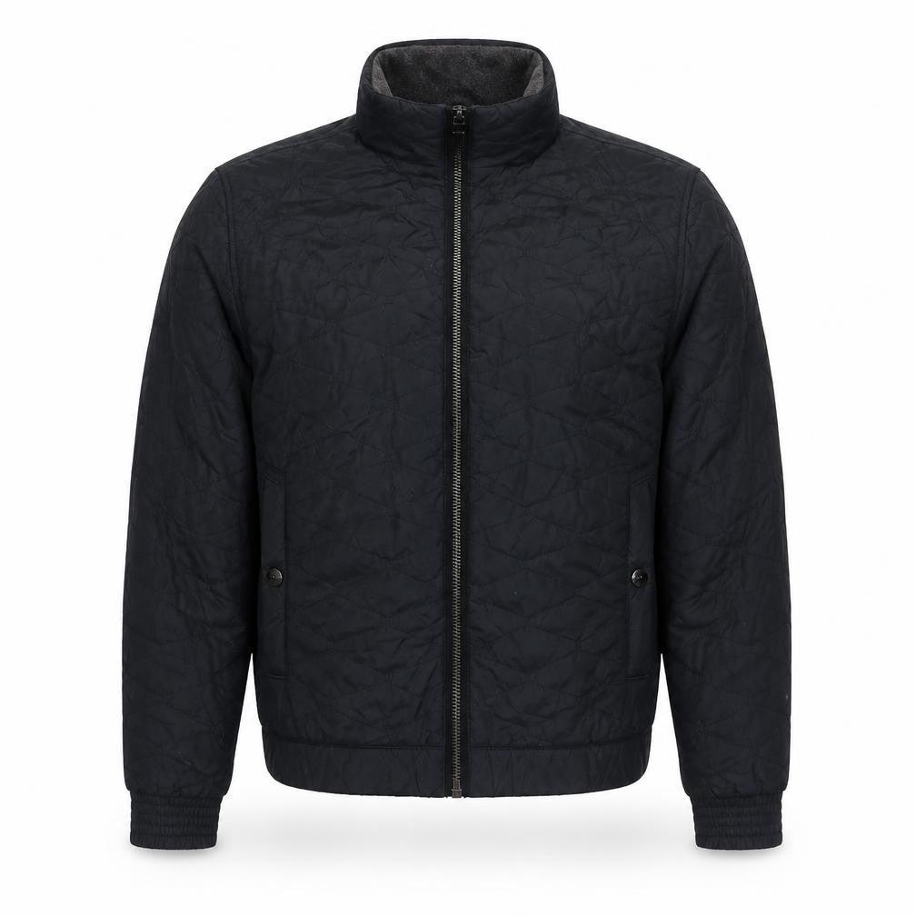 Marks & Spencer Mens Black Quilted Jacket Size M Zip